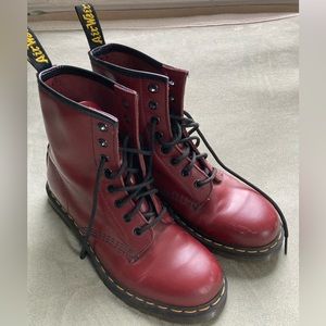Maroon Dr. Martins